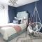 Cute Love Blue Ideas For Teenage Bedroom 20