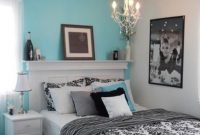 Cute Love Blue Ideas For Teenage Bedroom 24