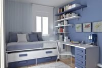 Cute Love Blue Ideas For Teenage Bedroom 43