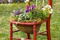 Unique Old Furniture Repurposing Ideas For Yard And Garden 34