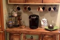 Affordable Diy Mini Coffee Bar Design Ideas For Home Right Now 43