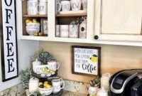 Affordable Diy Mini Coffee Bar Design Ideas For Home Right Now 48