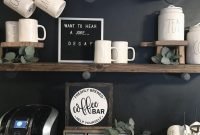 Affordable Diy Mini Coffee Bar Design Ideas For Home Right Now 53