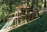 Captivating Treehouse Ideas For Children Playground 24