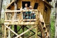Captivating Treehouse Ideas For Children Playground 30