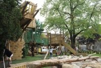 Captivating Treehouse Ideas For Children Playground 50