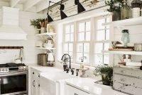 Enchanting Farmhouse Kitchen Decor Ideas To Try Nowaday 03