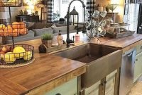 Enchanting Farmhouse Kitchen Decor Ideas To Try Nowaday 13