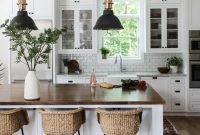 Enchanting Farmhouse Kitchen Decor Ideas To Try Nowaday 36