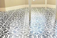 Unusual Diy Painted Tile Floor Ideas With Stencils That Anyone Can Do 04