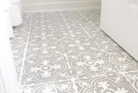Unusual Diy Painted Tile Floor Ideas With Stencils That Anyone Can Do 07