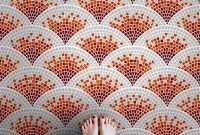 Unusual Diy Painted Tile Floor Ideas With Stencils That Anyone Can Do 27