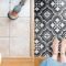 Unusual Diy Painted Tile Floor Ideas With Stencils That Anyone Can Do 29