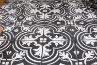 Unusual Diy Painted Tile Floor Ideas With Stencils That Anyone Can Do 34