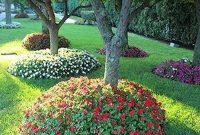 Adorable Flower Beds Ideas Around Trees To Beautify Your Yard 12