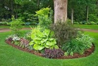 Adorable Flower Beds Ideas Around Trees To Beautify Your Yard 13