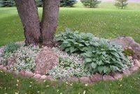Adorable Flower Beds Ideas Around Trees To Beautify Your Yard 14