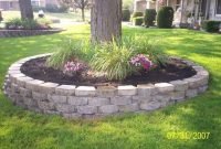 Adorable Flower Beds Ideas Around Trees To Beautify Your Yard 15