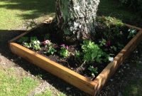Adorable Flower Beds Ideas Around Trees To Beautify Your Yard 21