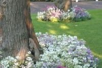 Adorable Flower Beds Ideas Around Trees To Beautify Your Yard 26