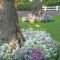 Adorable Flower Beds Ideas Around Trees To Beautify Your Yard 26