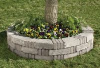 Adorable Flower Beds Ideas Around Trees To Beautify Your Yard 41