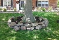 Adorable Flower Beds Ideas Around Trees To Beautify Your Yard 44