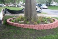 Adorable Flower Beds Ideas Around Trees To Beautify Your Yard 45