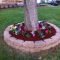 Adorable Flower Beds Ideas Around Trees To Beautify Your Yard 47