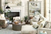 Catchy Farmhouse Decor Ideas For Living Room This Year 39