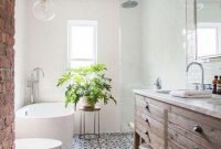 Chic Farmhouse Bathroom Desgn Ideas With Shower 03