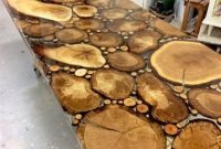 Impressive Home Furniture Ideas With Resin Wood Table 15