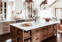 Trendy Fixer Upper Farmhouse Kitchen Design Ideas 05