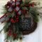 Adorable Front Door Christmas Decoration Ideas That Trend This Year 07