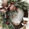 Adorable Front Door Christmas Decoration Ideas That Trend This Year 11