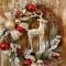 Adorable Front Door Christmas Decoration Ideas That Trend This Year 16