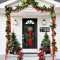 Adorable Front Door Christmas Decoration Ideas That Trend This Year 28