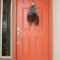 Adorable Front Door Christmas Decoration Ideas That Trend This Year 46