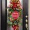 Adorable Front Door Christmas Decoration Ideas That Trend This Year 48