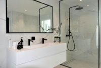Wonderful Single Vanity Bathroom Design Ideas To Try 17