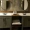 Wonderful Single Vanity Bathroom Design Ideas To Try 38