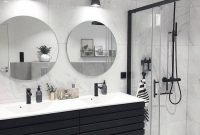Wonderful Single Vanity Bathroom Design Ideas To Try 49